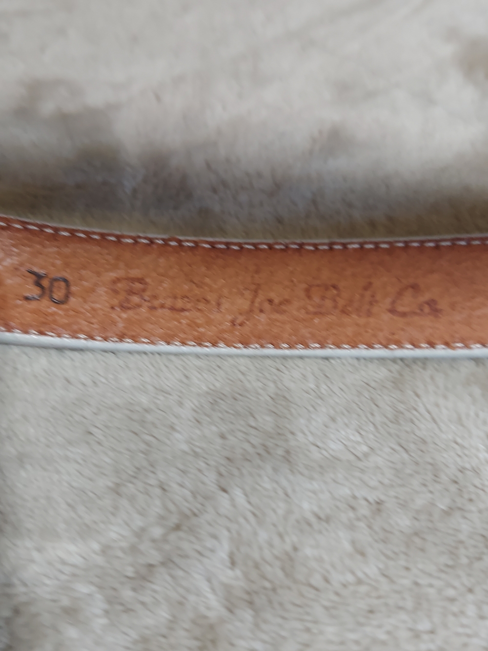 Vintage Brazos Joe White Leather Heart Buckle Belt Western Boho - Picture 8 of 12